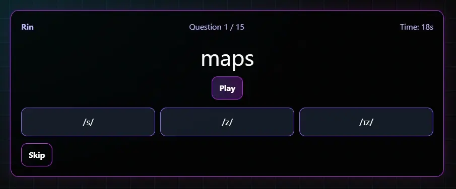 Final Sound Quiz