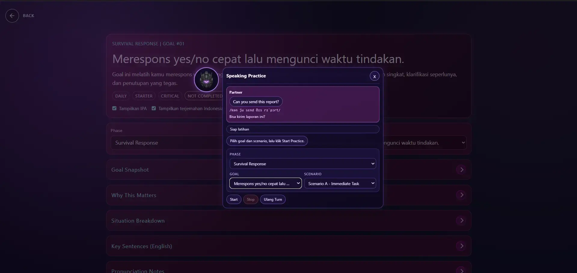 Preview modul speaking GEUWAT